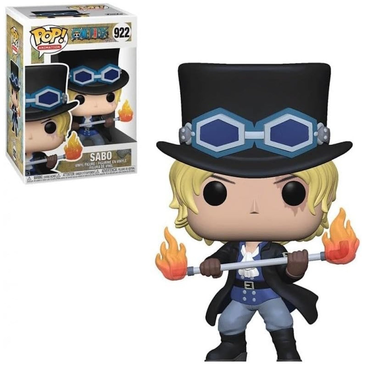 Funko Pop! Animation: One Piece - Sabo Vinyl Figure #2108 Toys & Games Funko