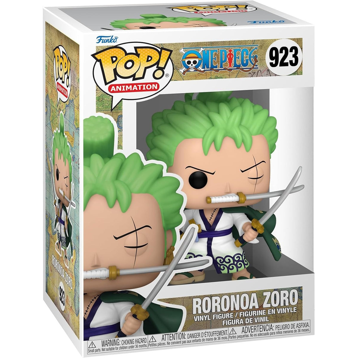 Funko Pop! Animation: One Piece - Zoro Vinyl Figure #923 Toys & Games Funko