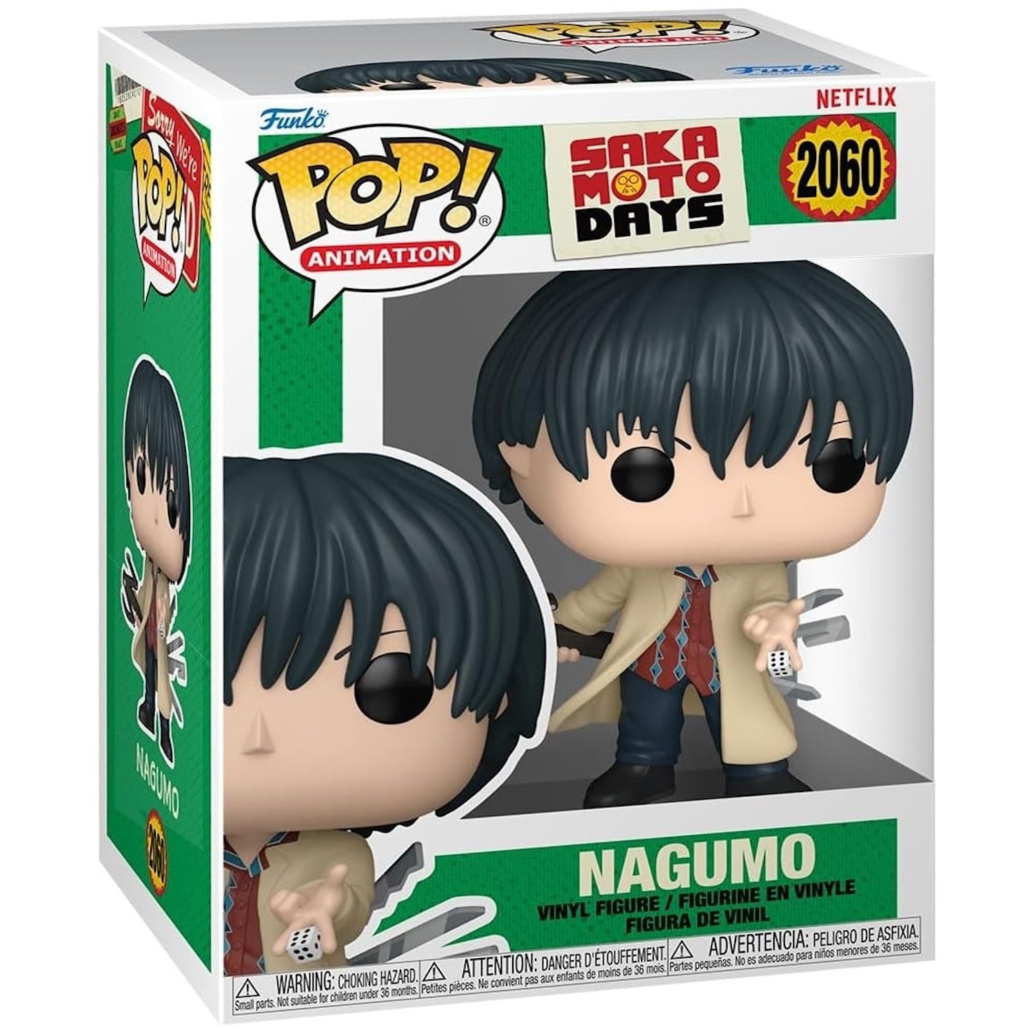 Funko Pop! Animation: Sakamoto Days - Nagumo Vinyl Figure #2060 Toys & Games Funko