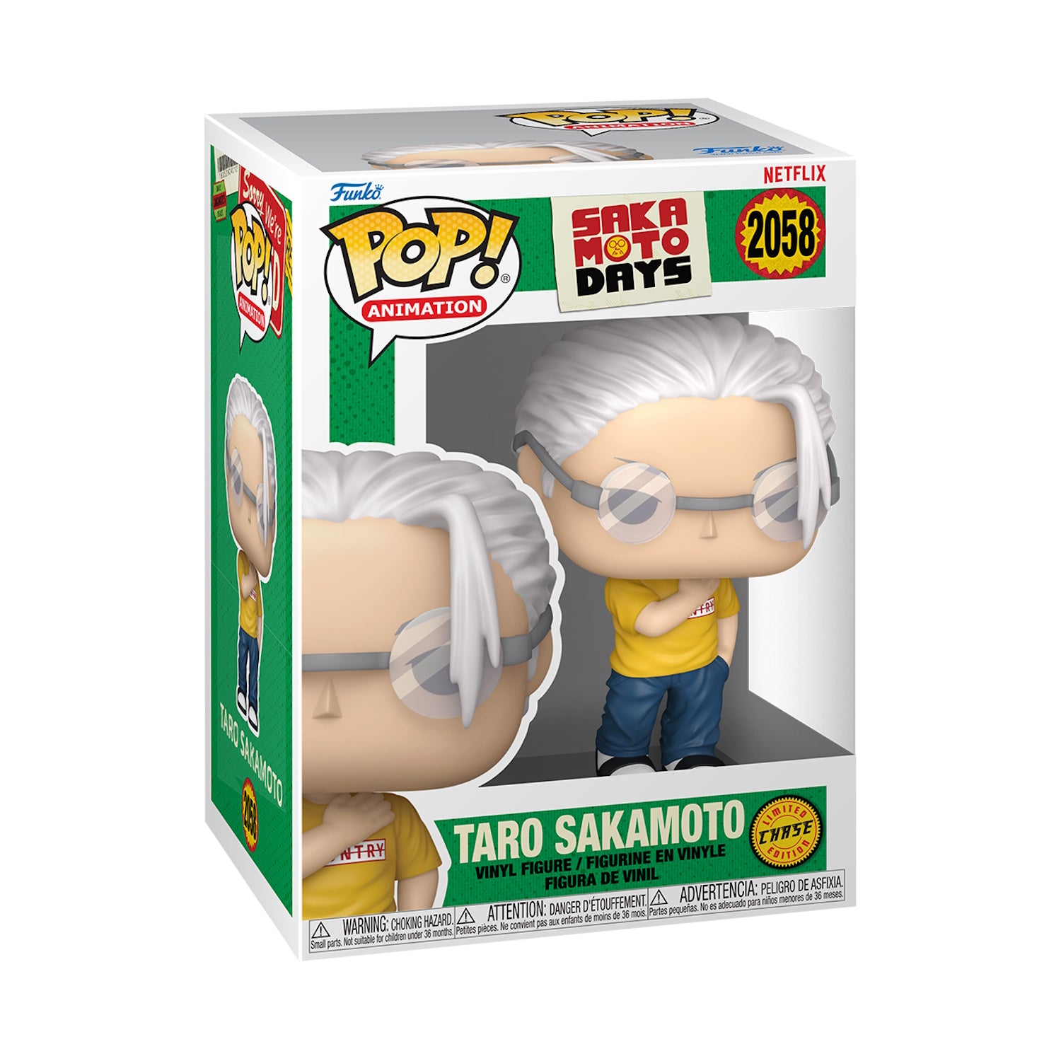 Funko Pop! Animation: Sakamoto Days - Taro Sakamoto Vinyl Figure #2058 - Chase Edition Toys & Games Funko