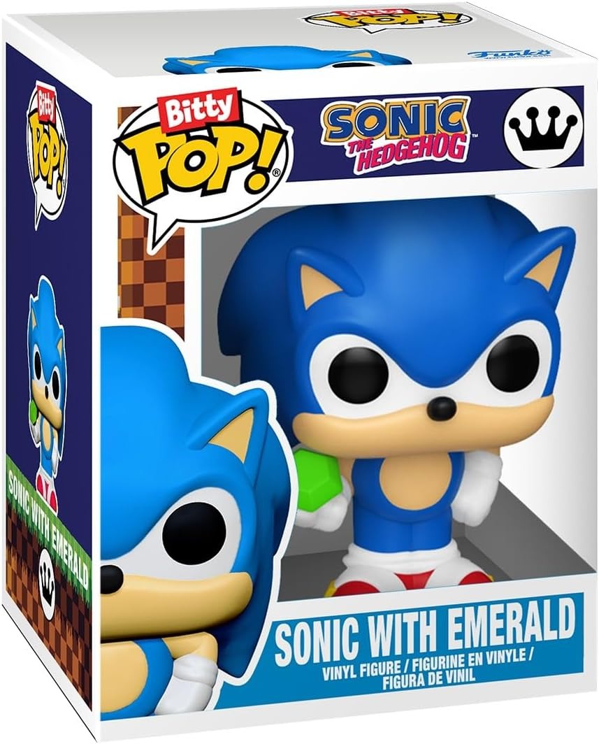 Funko Pop! Bitty Boxes: Sonic the Hedgehog - Sonic 2 Diorama Set Toys & Games Funko