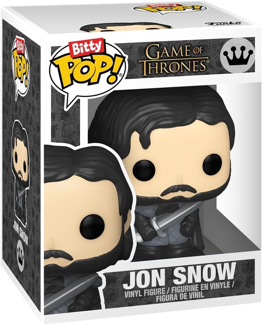Funko Pop! Bitty: Game of Thrones Shelf - Jon Snow - Ghost - White Walker - Mystery Figure Toys & Games Funko
