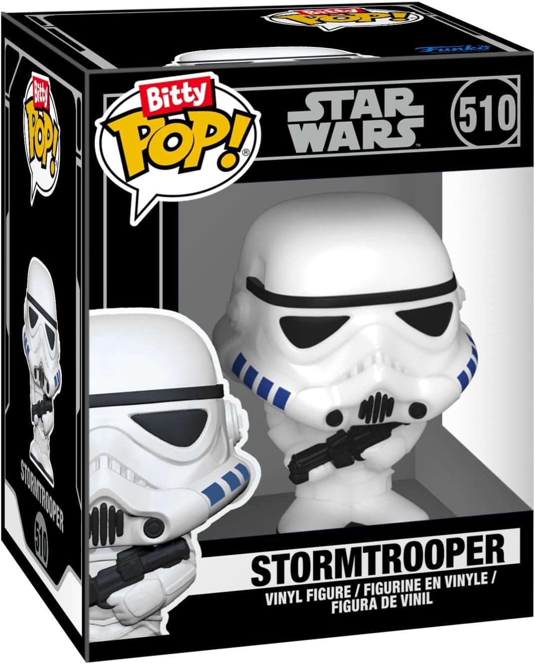 Funko Pop! Bitty: Star Wars Shelf [Darth Vader, TIE Fighter Pilot, Stormtrooper, Mystery Figure] Toys & Games Funko