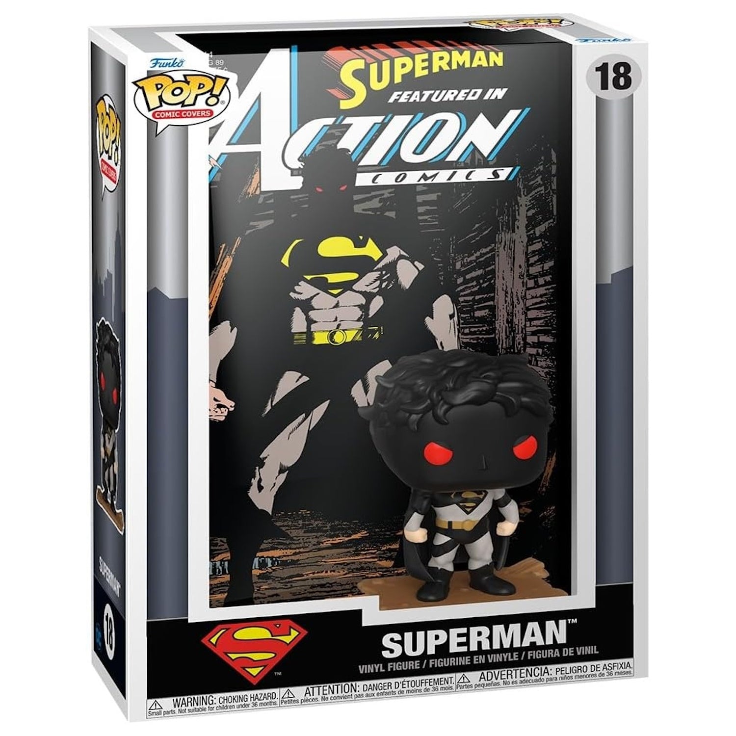 Funko Pop! Comic Covers: Action Comics #644 - Superman - 18 Toys & Games Funko