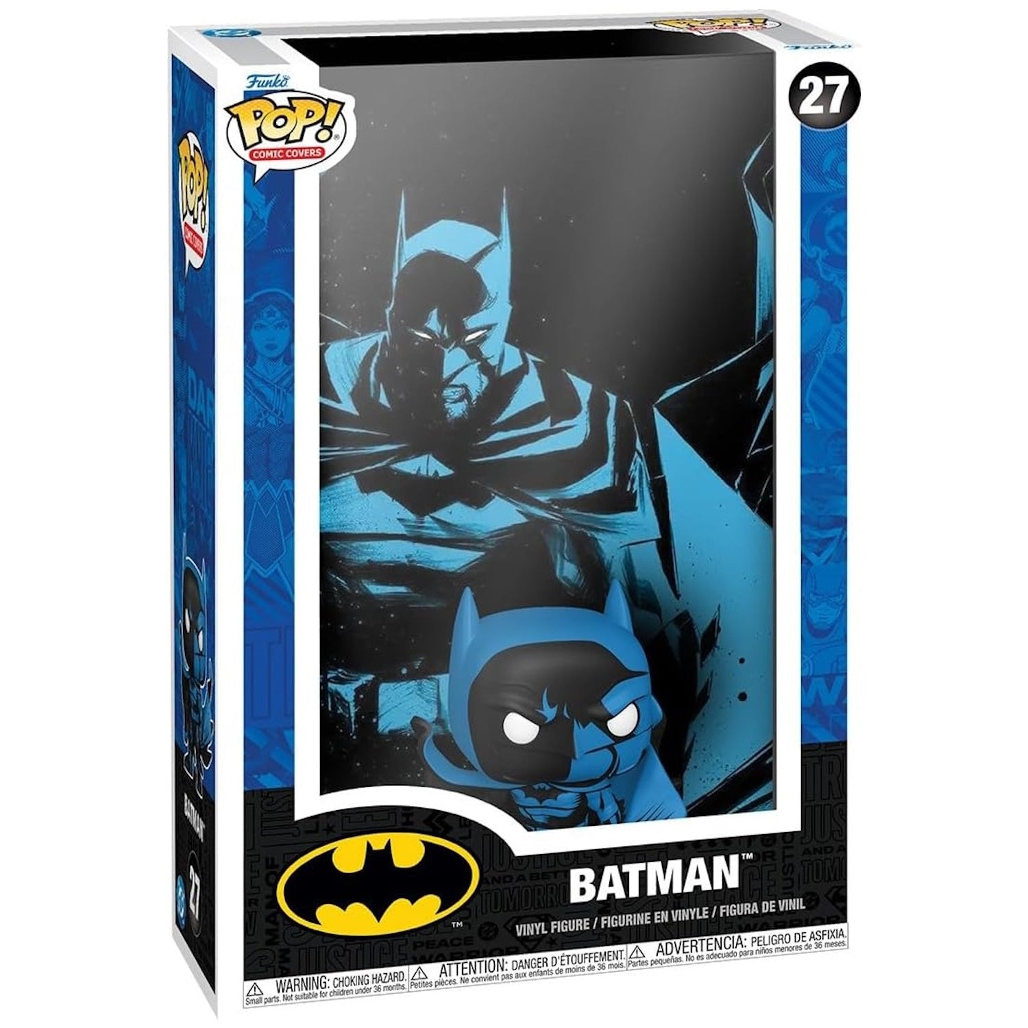 Funko Pop! Comic Covers: DC Comics - Batman Black and Blue Vinyl Figure #27 Toys & Games Funko