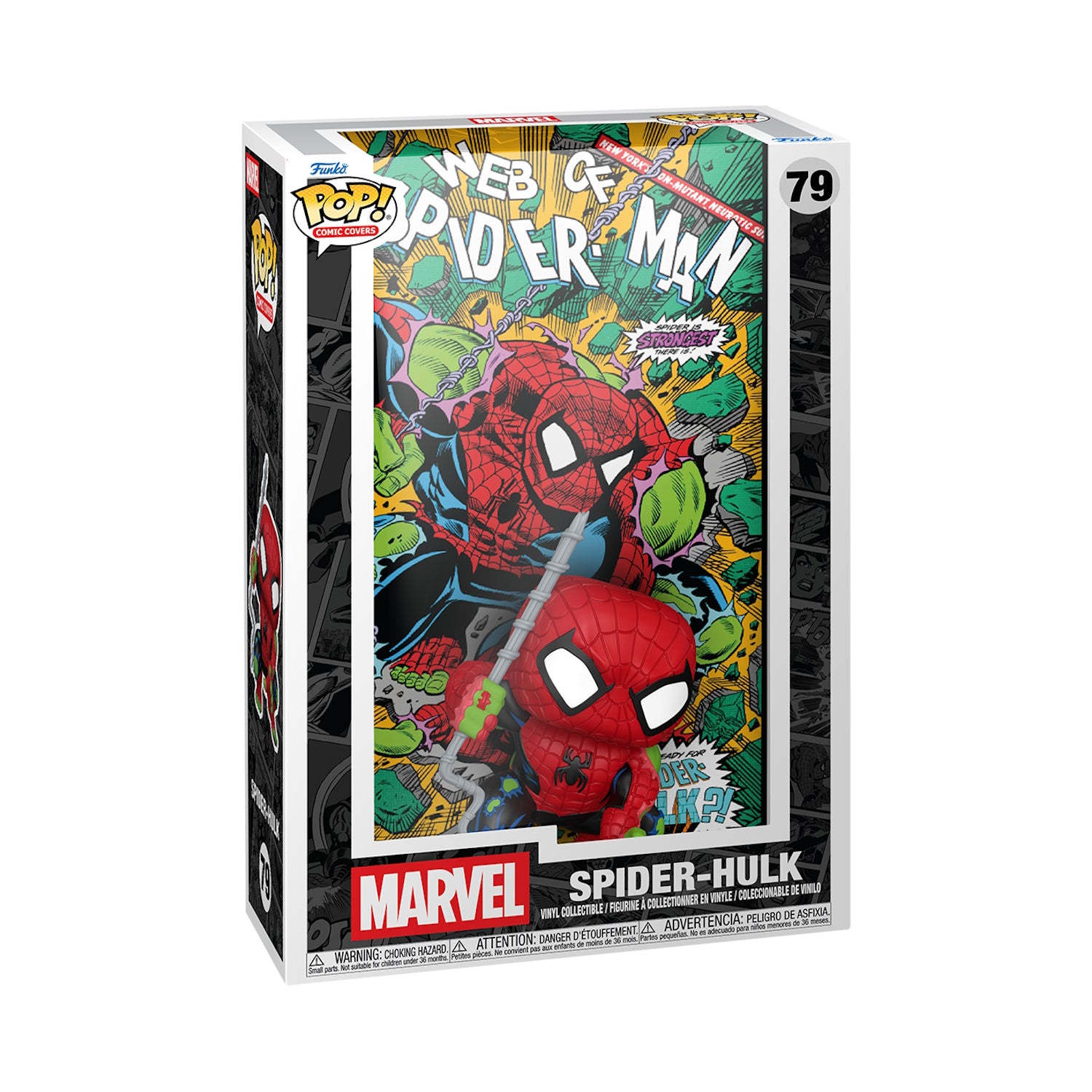 Funko Pop! Comic Covers: Web of Spider-Man - Spider-Hulk Vinyl Figure #79 Toys & Games Funko