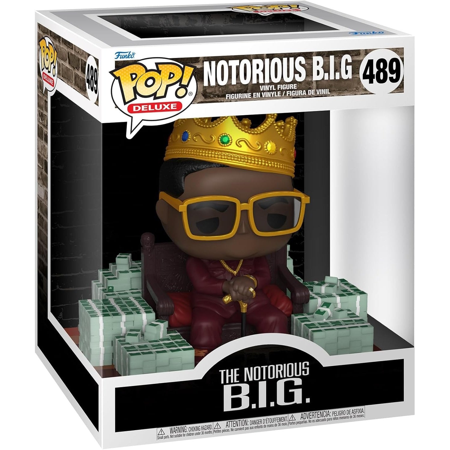 Funko Pop! Deluxe: The Notorious B.I.G Vinyl Figure #489 Toys & Games Funko
