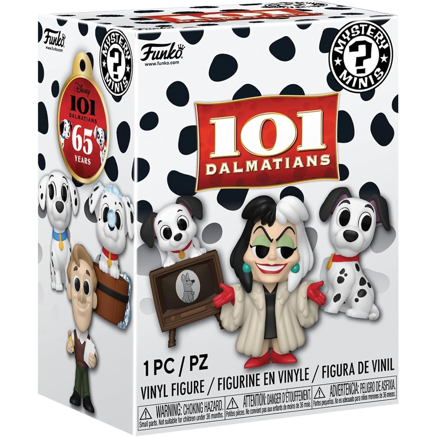 Funko Pop! Disney: 101 Dalmatians Mystery Minis Vinyl Figure Toys & Games Funko