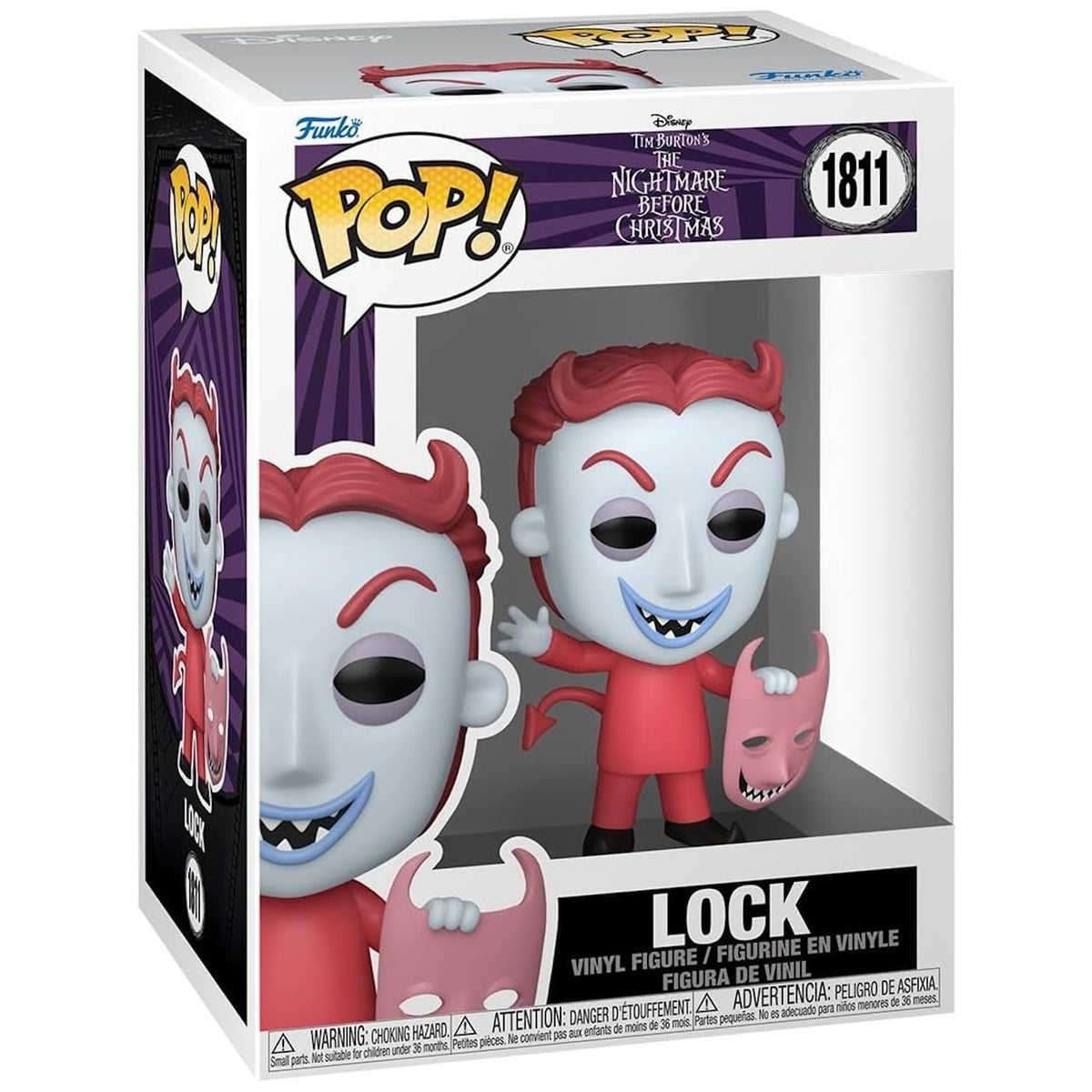 Funko Pop! Disney: The Nightmare Before Christmas - Lock Vinyl Figure #1811 Toys & Games Funko