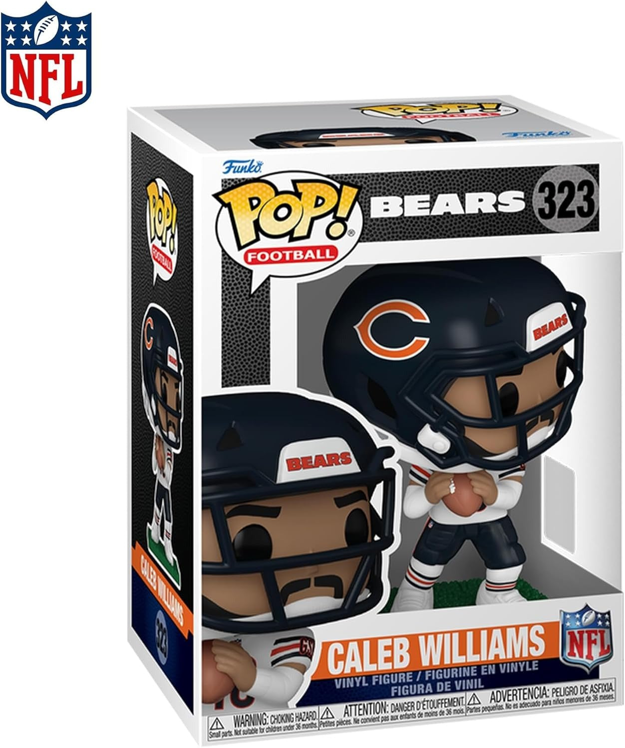 Funko Pop! Football: Chicago Bears - Caleb Williams Vinyl Figure #323 Toys & Games Funko
