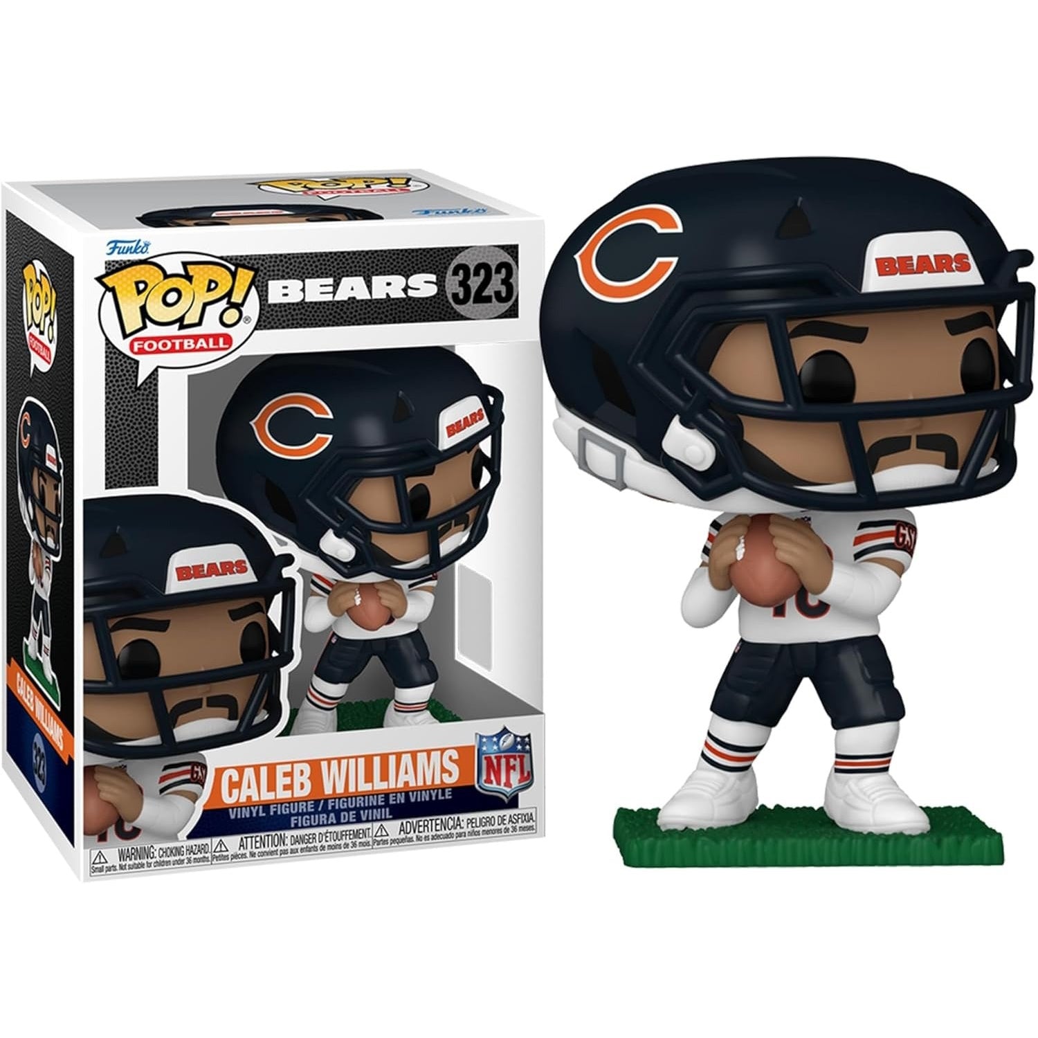 Funko Pop! Football: Chicago Bears - Caleb Williams Vinyl Figure #323 Toys & Games Funko