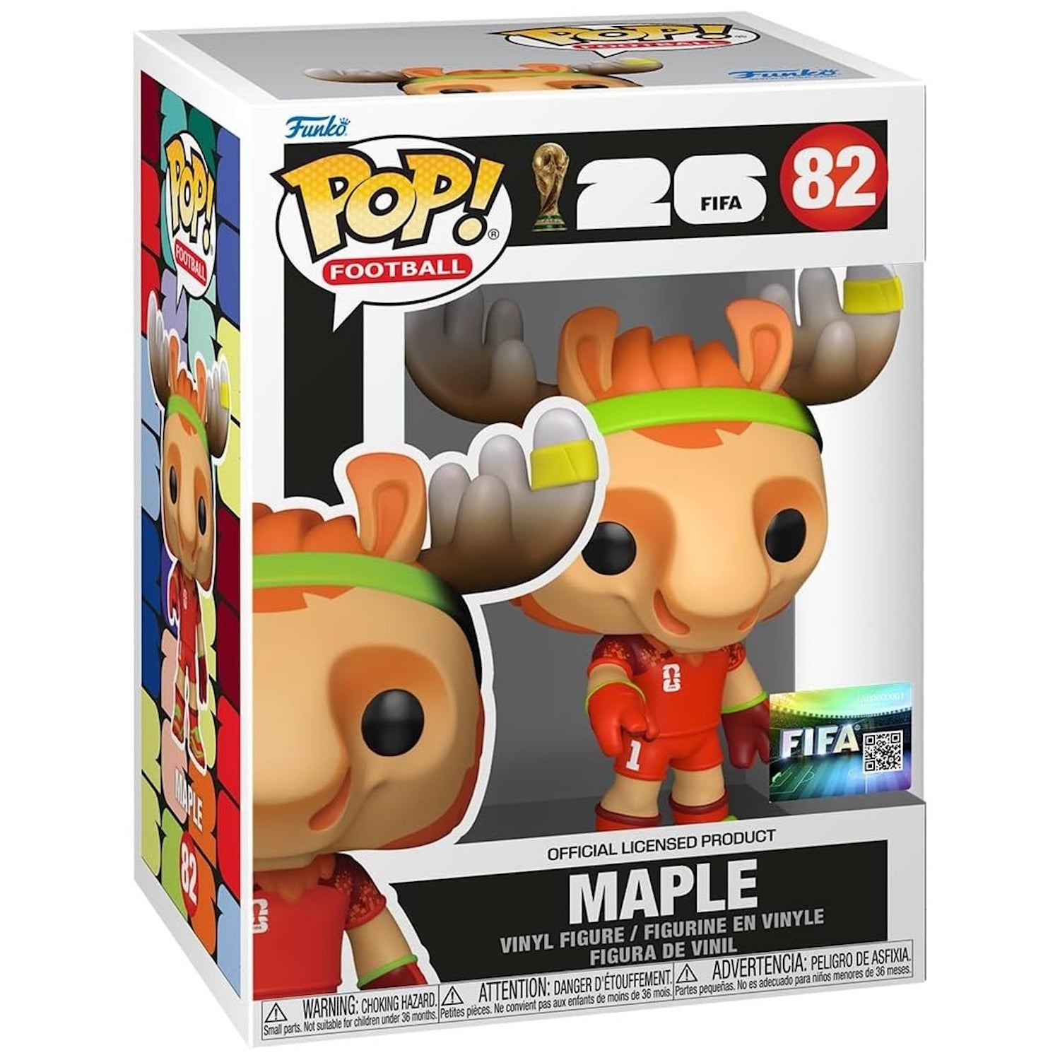 Funko Pop! Football: Fifa World Cup 2026 Mascots - Maple Vinyl Figure #82 Toys & Games Funko