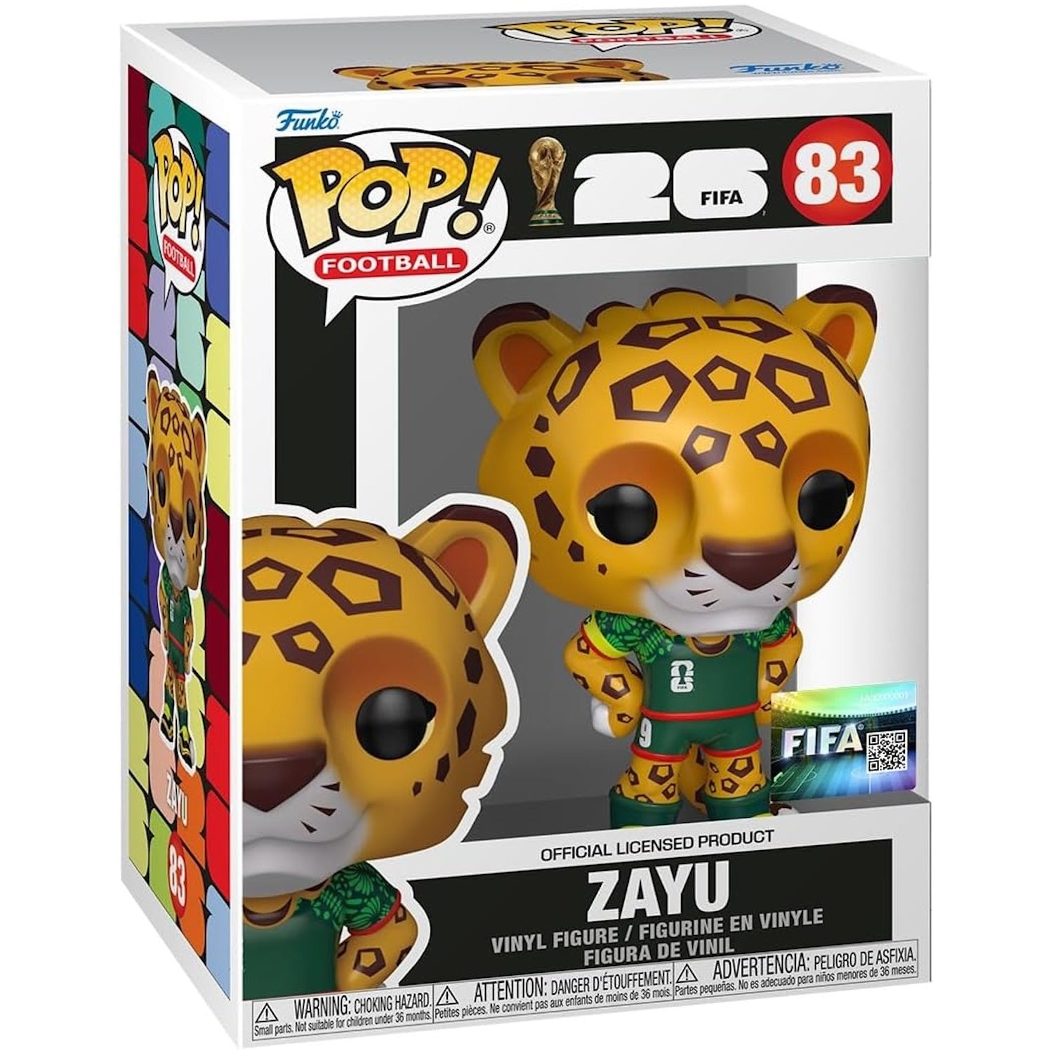 Funko Pop! Football: Fifa World Cup 2026 Mascots - Zayu Vinyl Figure #83 Toys & Games Funko