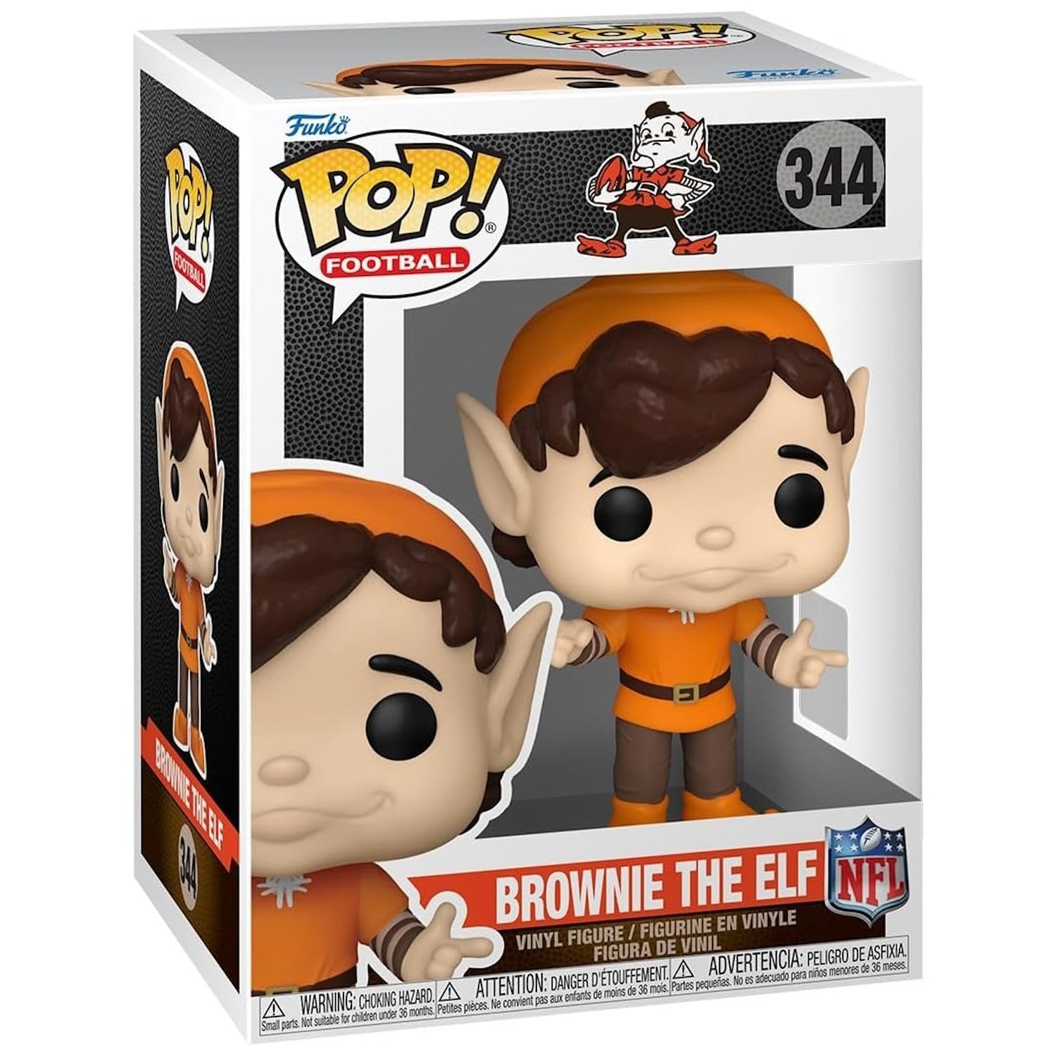 Funko Pop! Football: NFL Brownie the Elf Vinyl Figure #344 Toys & Games Funko
