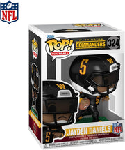 Funko Pop! Football: Washington Commanders - Jayden Daniels Vinyl Figure #324 Toys & Games Funko