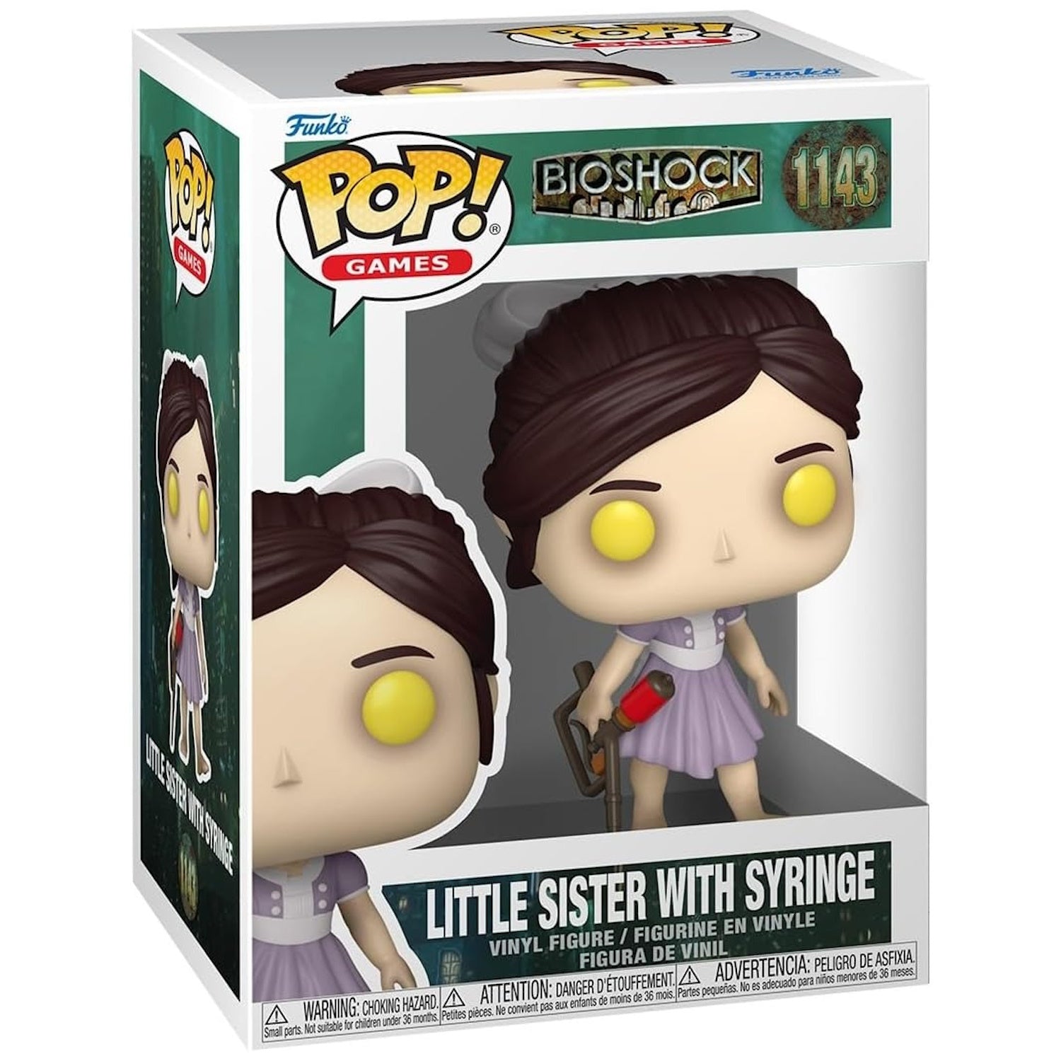 Funko Pop! Games: Bioshock - Little Sister with Syringe Vinyl Figure #1143 Toys & Games Funko