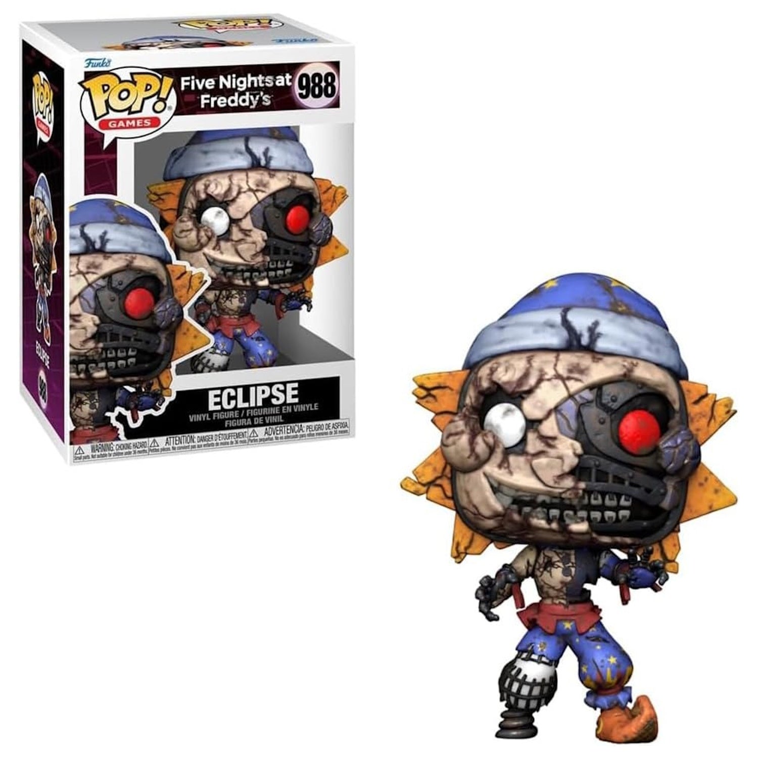 Funko Pop! Games: Five Nights at Freddy's - Eclipse Vinyl Figure #988 Toys & Games Funko