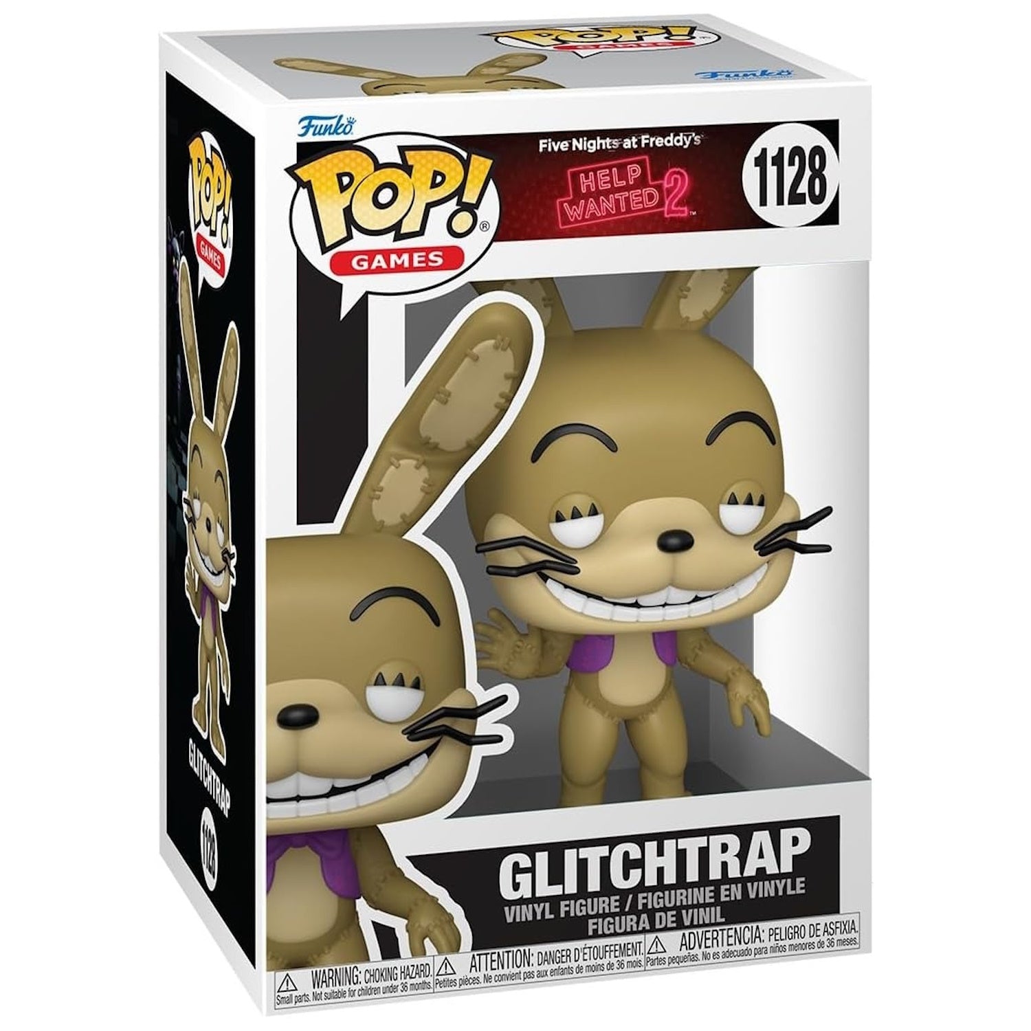 Funko Pop! Games: Five Nights at Freddy's Help Wanted 2 - Glitchtrap Vinyl Figure #1128 Toys & Games Funko