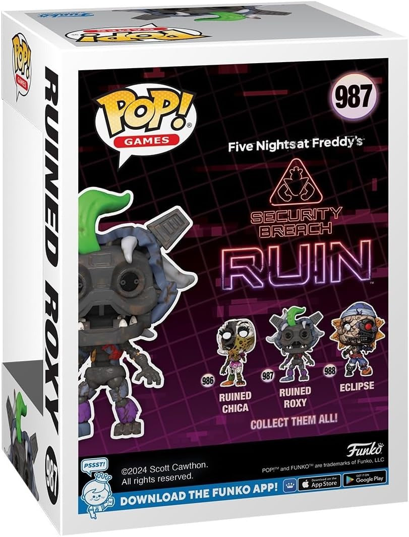 Funko Pop! Games: Five Nights at Freddy's - Ruined Roxy Vinyl Figure #987 Toys & Games Funko