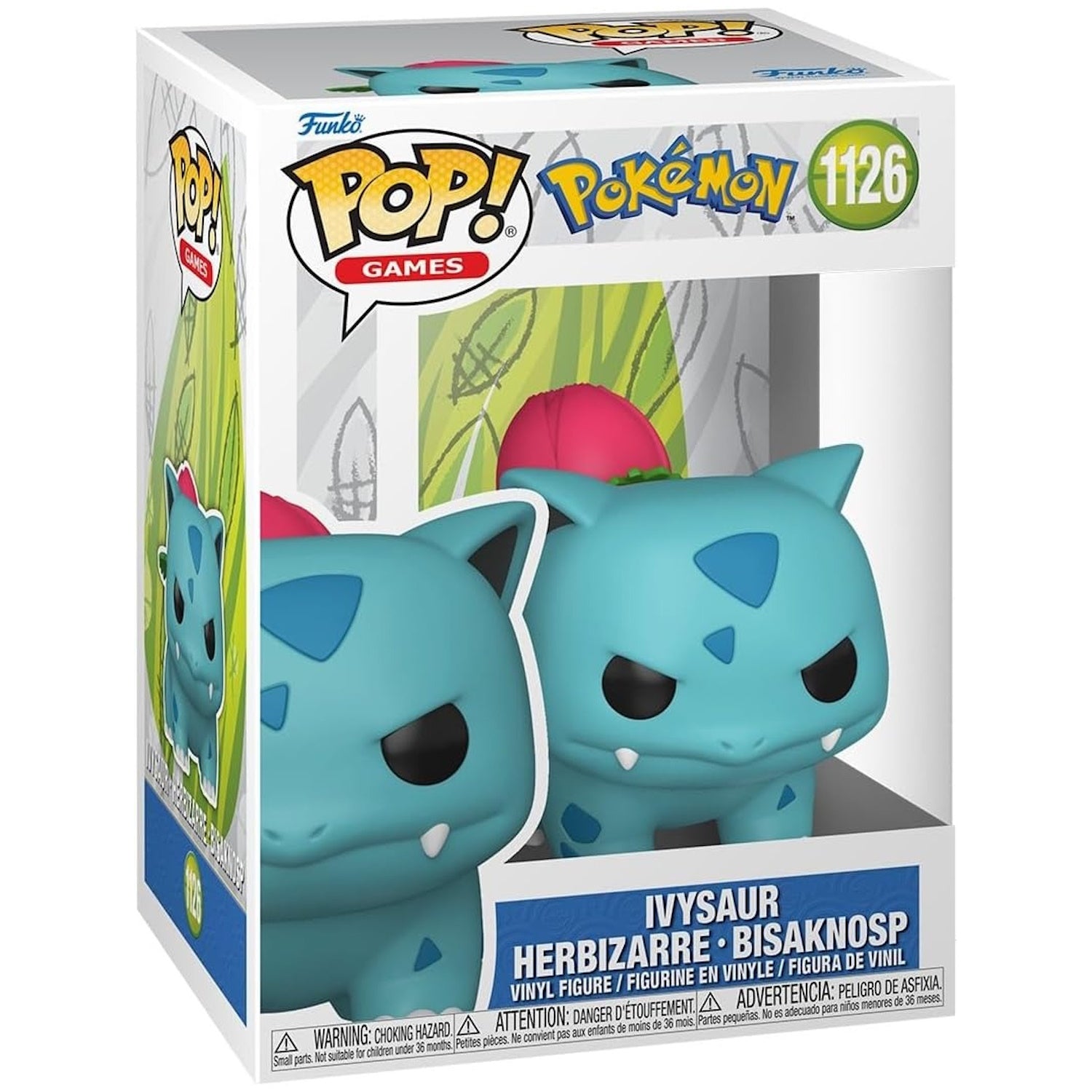 Funko Pop! Games: Pokemon - Ivysaur Vinyl Figure - #1126 Toys & Games Funko