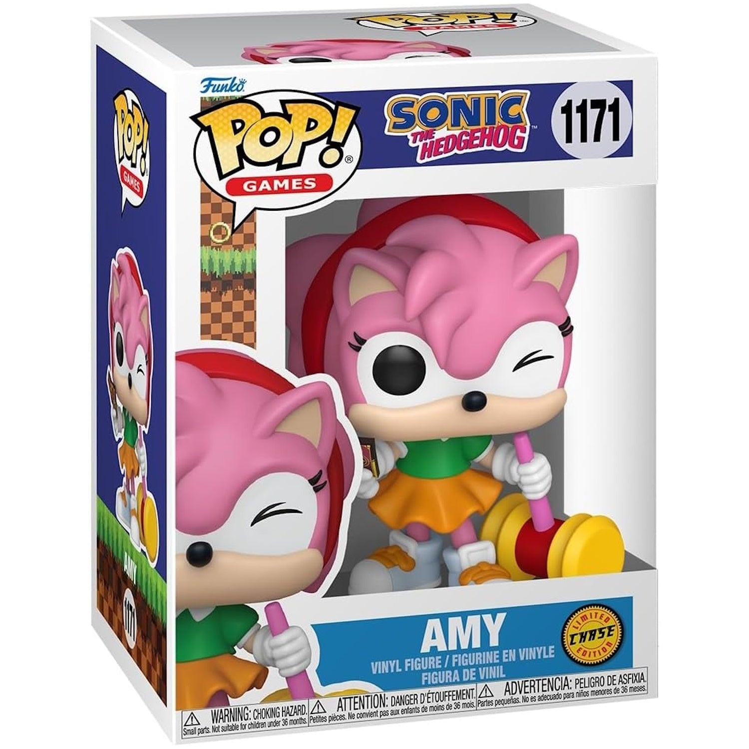 Funko Pop! Games: Sonic The Hedgehog Amy Vinyl Figure #1171 - Chase Edition Toys & Games Funko