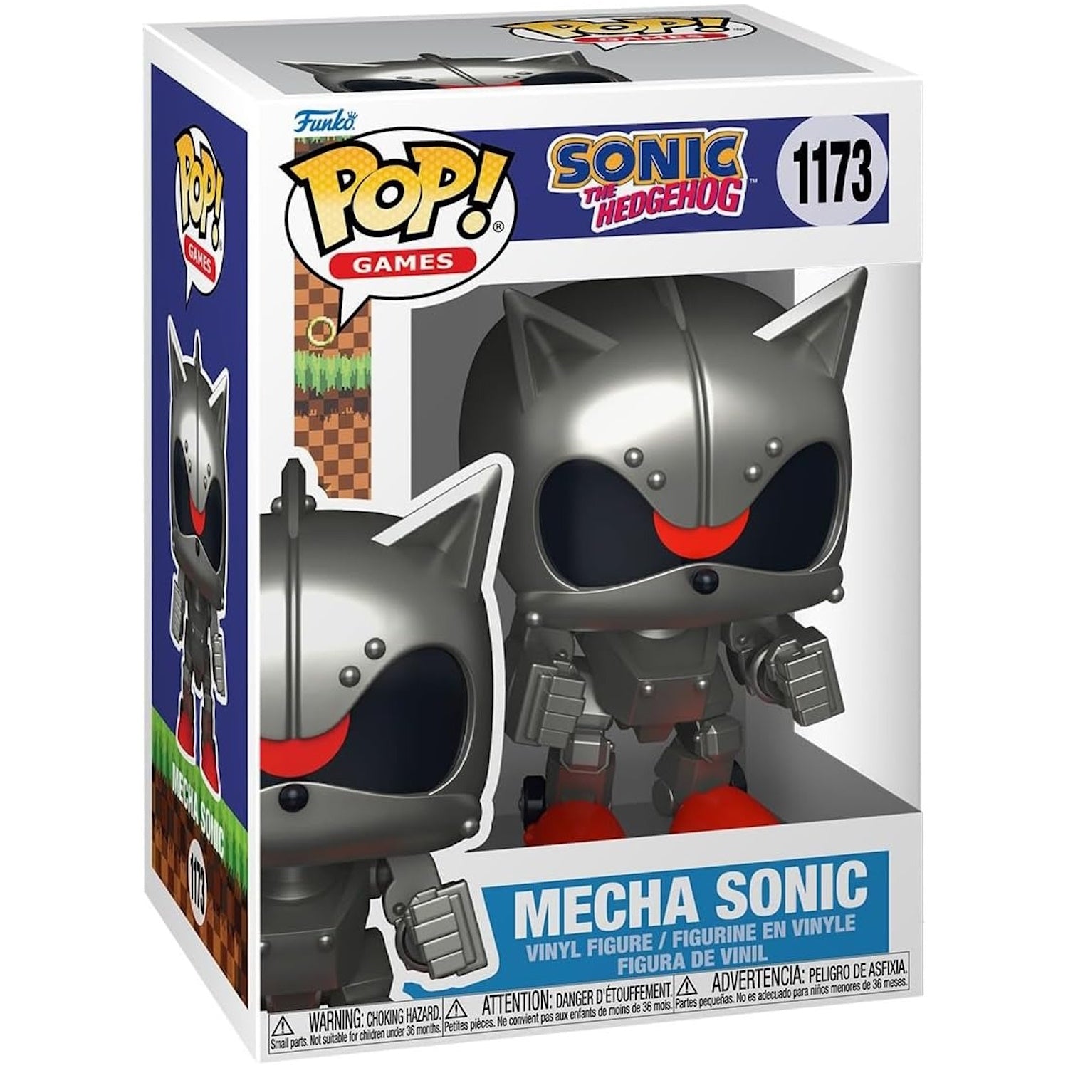 Funko Pop! Games: Sonic The Hedgehog Mecha Sonic Vinyl Figure #1173 Toys & Games Funko
