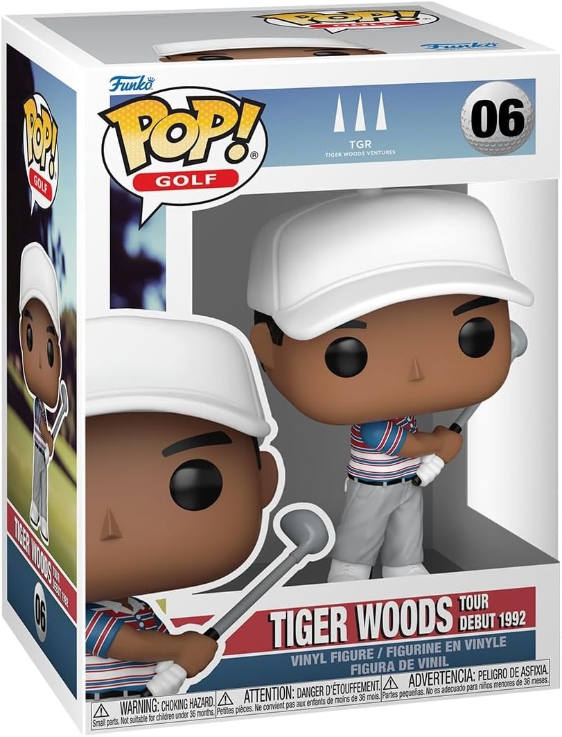 Funko Pop! Golf: Tiger Woods Tour Debut 1992 Vinyl Figure #06 Toys & Games Funko