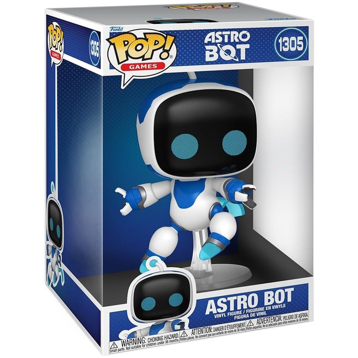 Funko Pop! Jumbo Games: Astro Bot - Astro Bot Vinyl Figure #1305 Toys & Games Funko