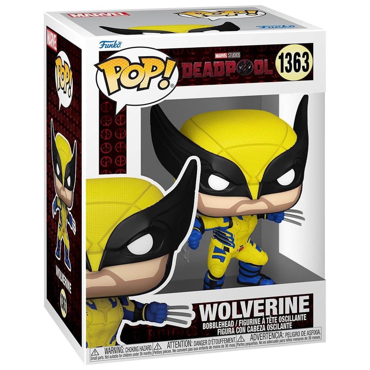 Funko Pop! Marvel: Deadpool - Wolverine Bobblehead Vinyl Figure #1363 Toys & Games Funko
