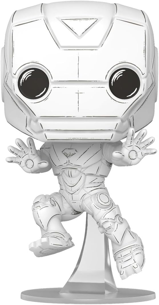 Funko Pop! Marvel: Sketched Iron Man Bobblehead Vinyl Figure #1572 Toys & Games Funko