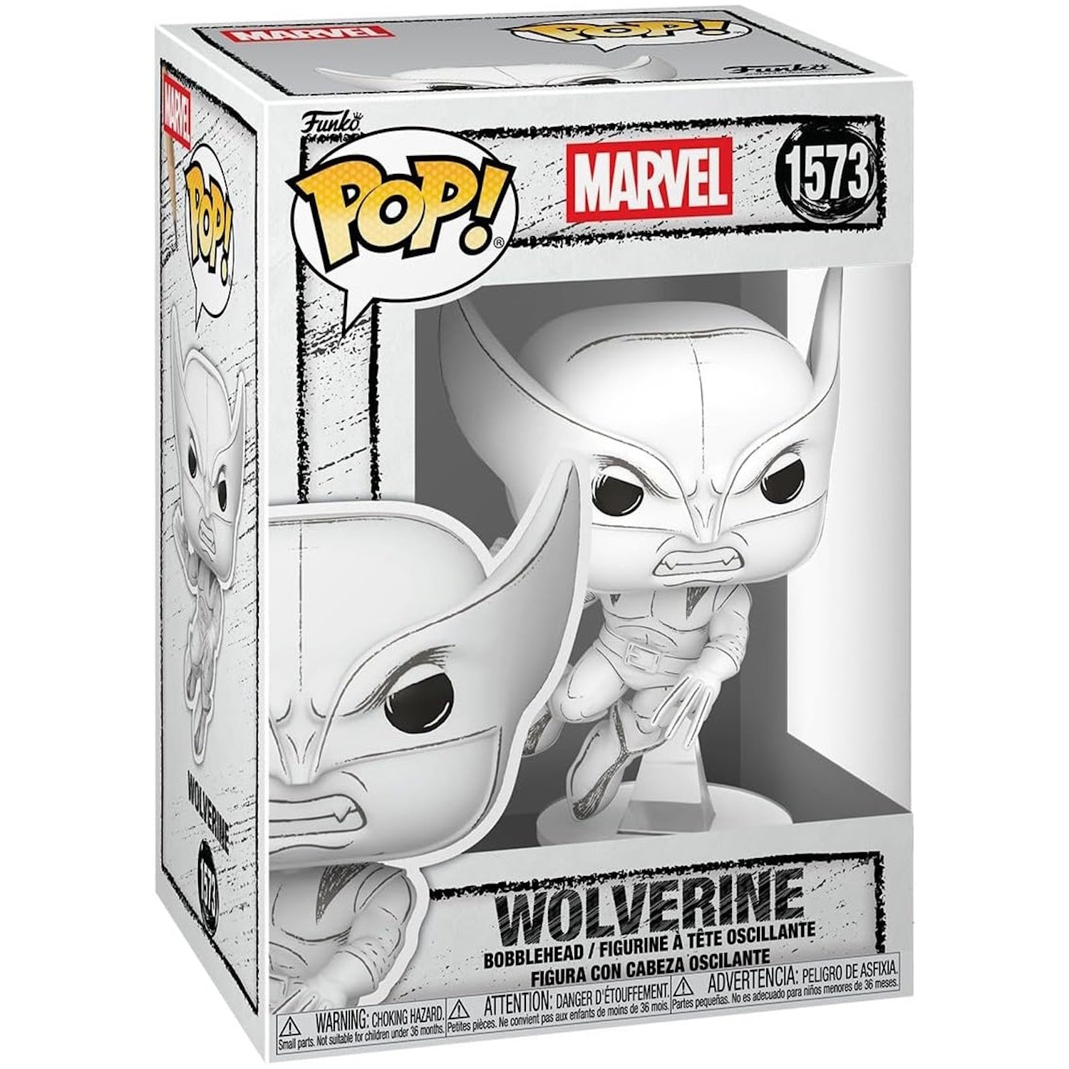 Funko Pop! Marvel: Sketched Wolverine Bobblehead Vinyl Figure #1573 Toys & Games Funko