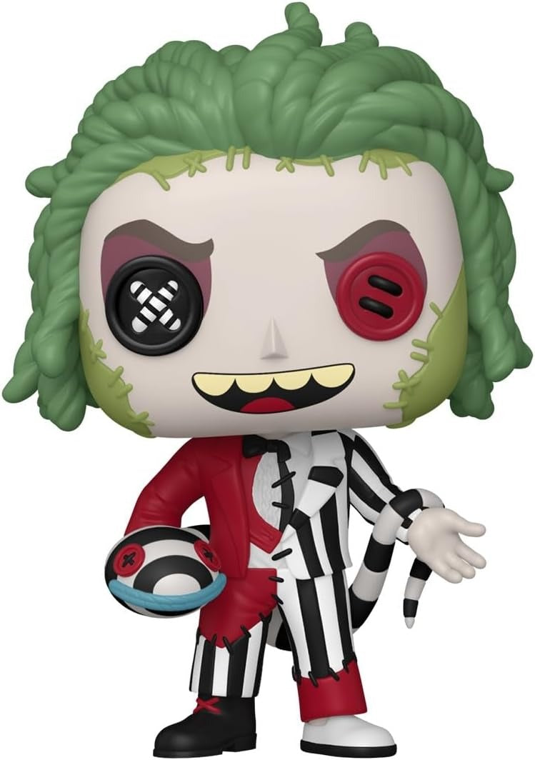 Funko Pop! Movies: Beetlejuice - BeetlejuicePatchwork Vinyl Figure #2119 Toys & Games Funko
