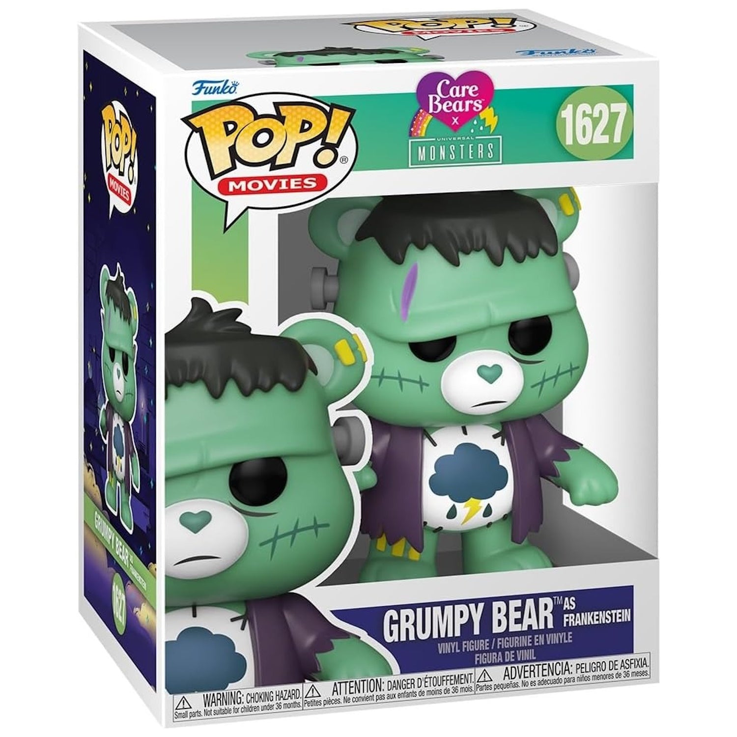 Funko Pop! Movies: Care Bears x Monsters Grumpy Bear as Frankenstein Vinyl Figure #1627 Toys & Games Funko
