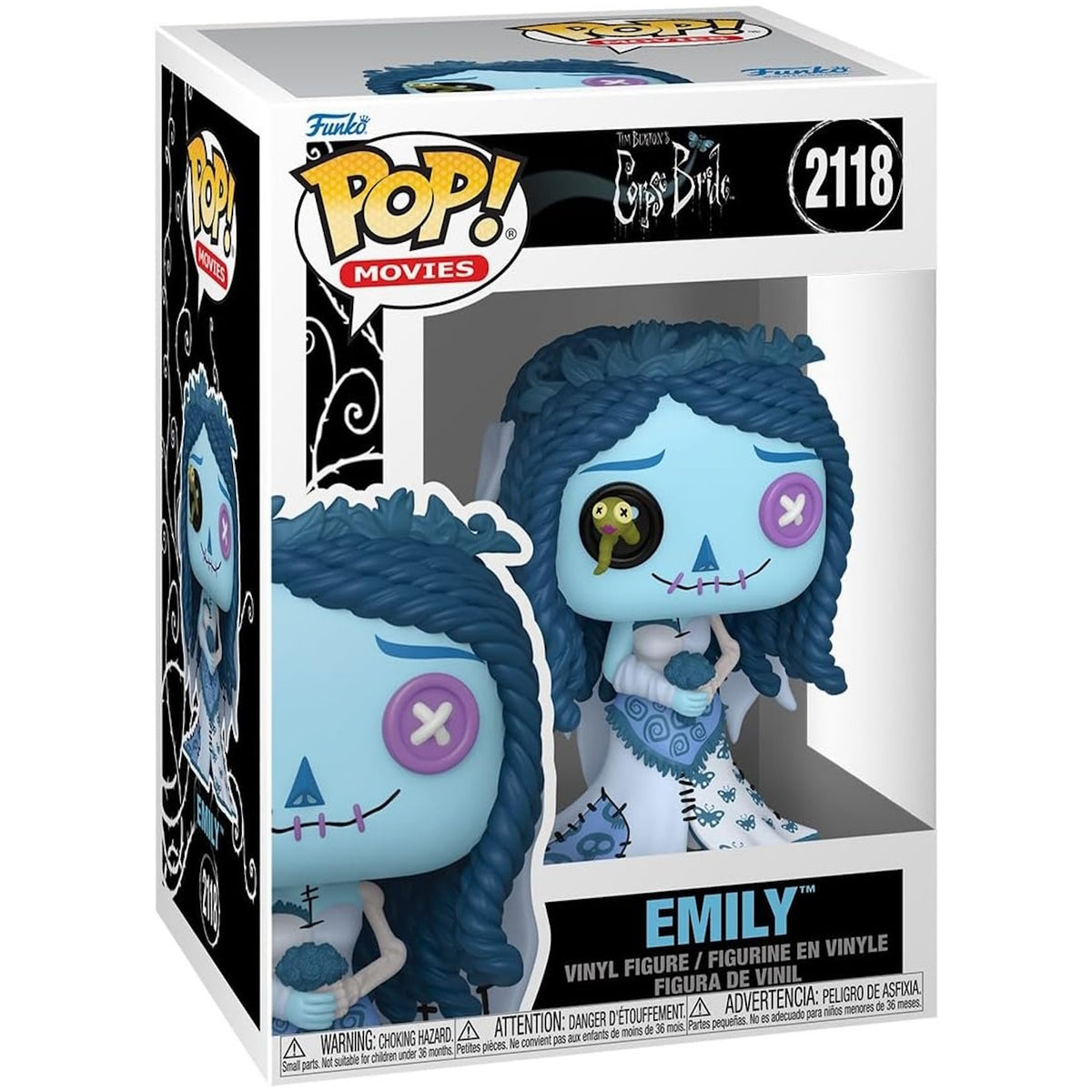 Funko Pop! Movies: Corpse Bride - Emily Patchwork Vinyl Figure #2118 Toys & Games Funko
