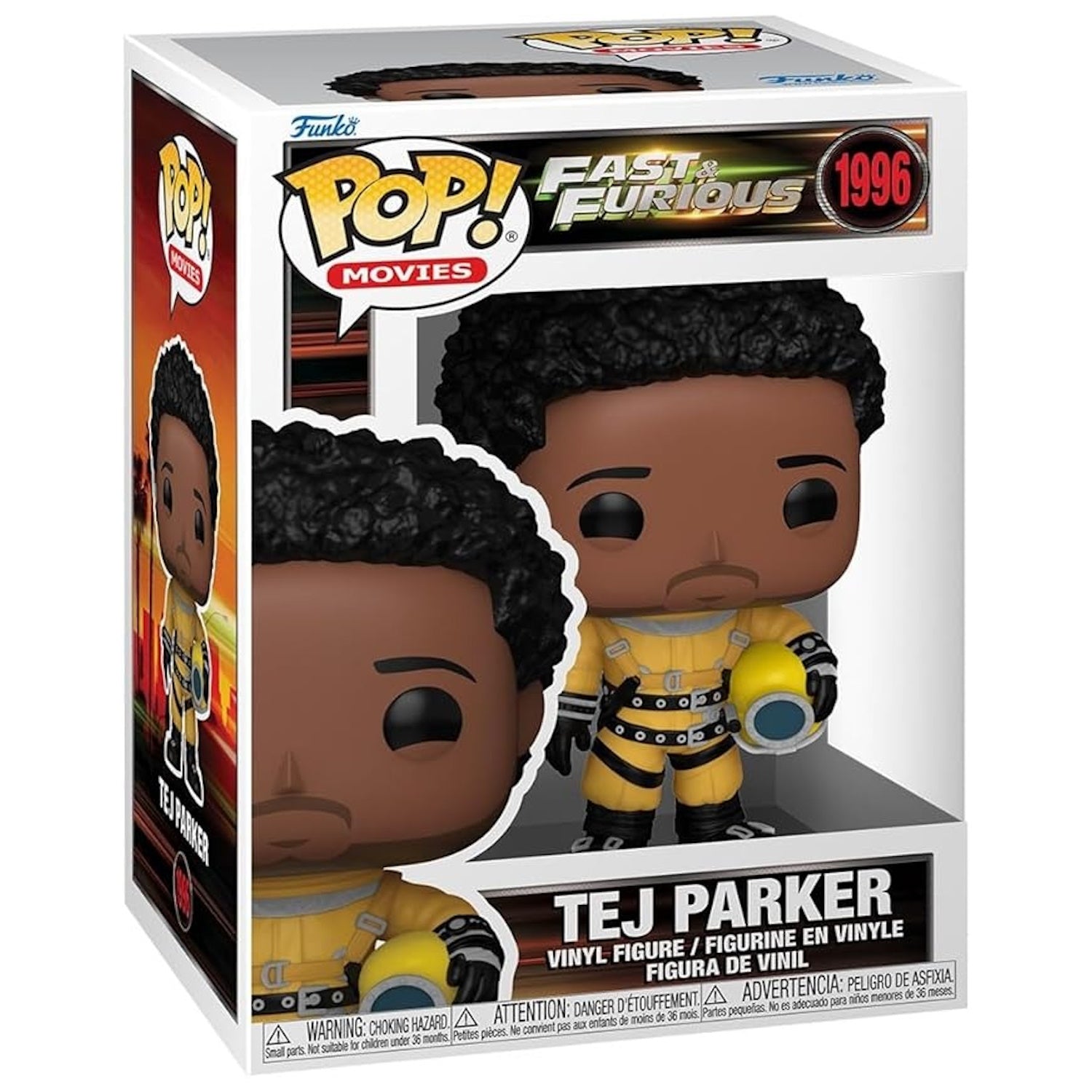 Funko Pop! Movies: The Fast and Furious - Tej Parker Vinyl Figure #1996 Toys & Games Funko