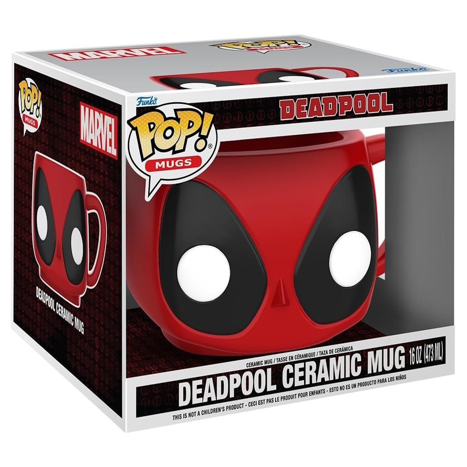Funko Pop! Mugs: Deadpool Ceramic Mug - 473ml Memorabilia Funko