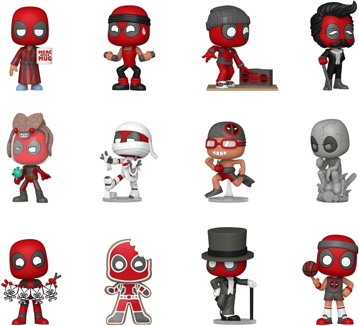 Funko Pop! Mystery Minis: Deadpool Classic Bobblehead Blind Box Toys & Games Funko
