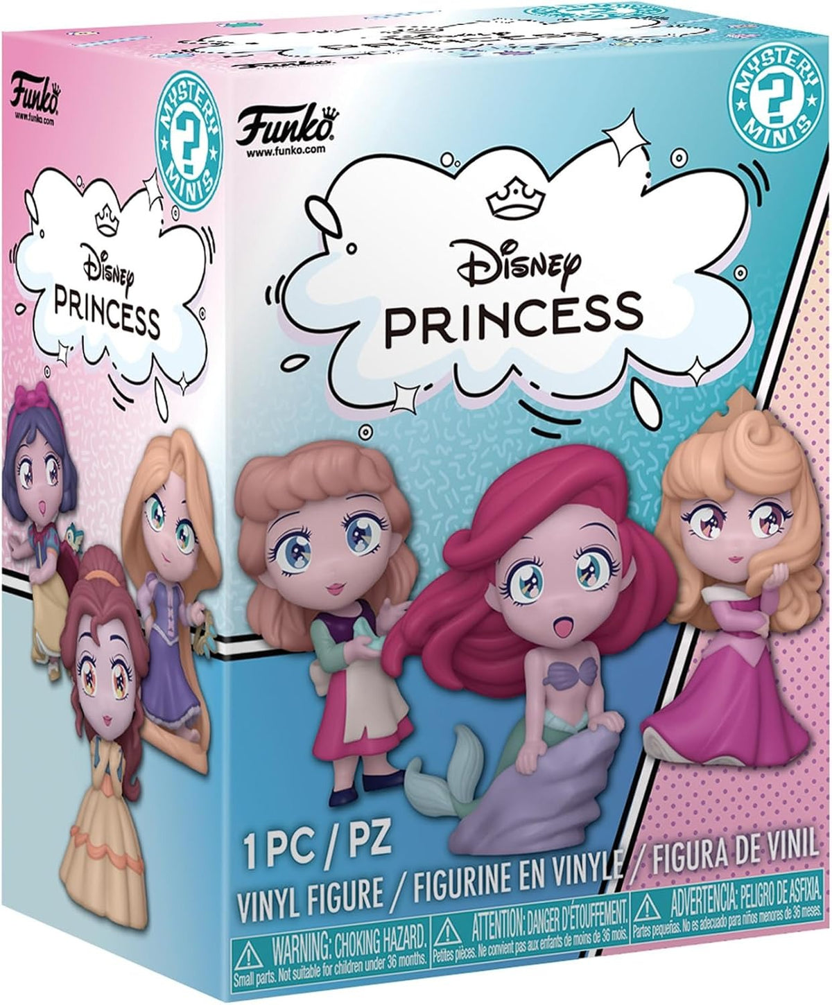 Funko Pop! Mystery Minis: Disney Princess Manga Blind Box Toys & Games Funko