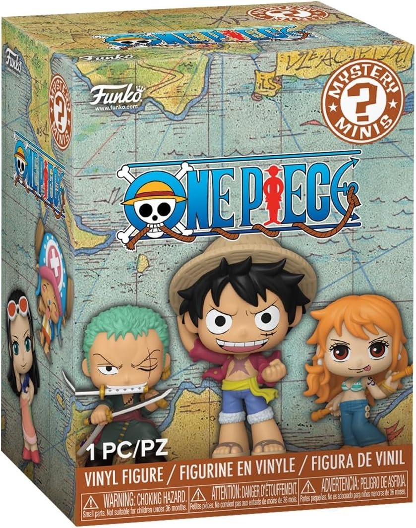 Funko Pop! Mystery Minis: One Piece (Fish Man Island Saga) - 1 Random Vinyl Mini Figure Toys & Games Funko
