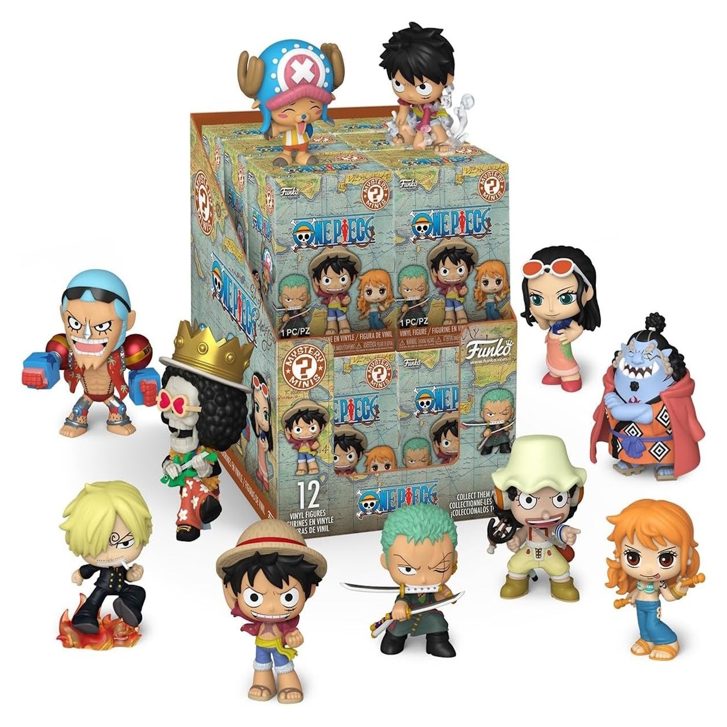 Funko Pop! Mystery Minis: One Piece (Fish Man Island Saga) - 1 Random Vinyl Mini Figure Toys & Games Funko