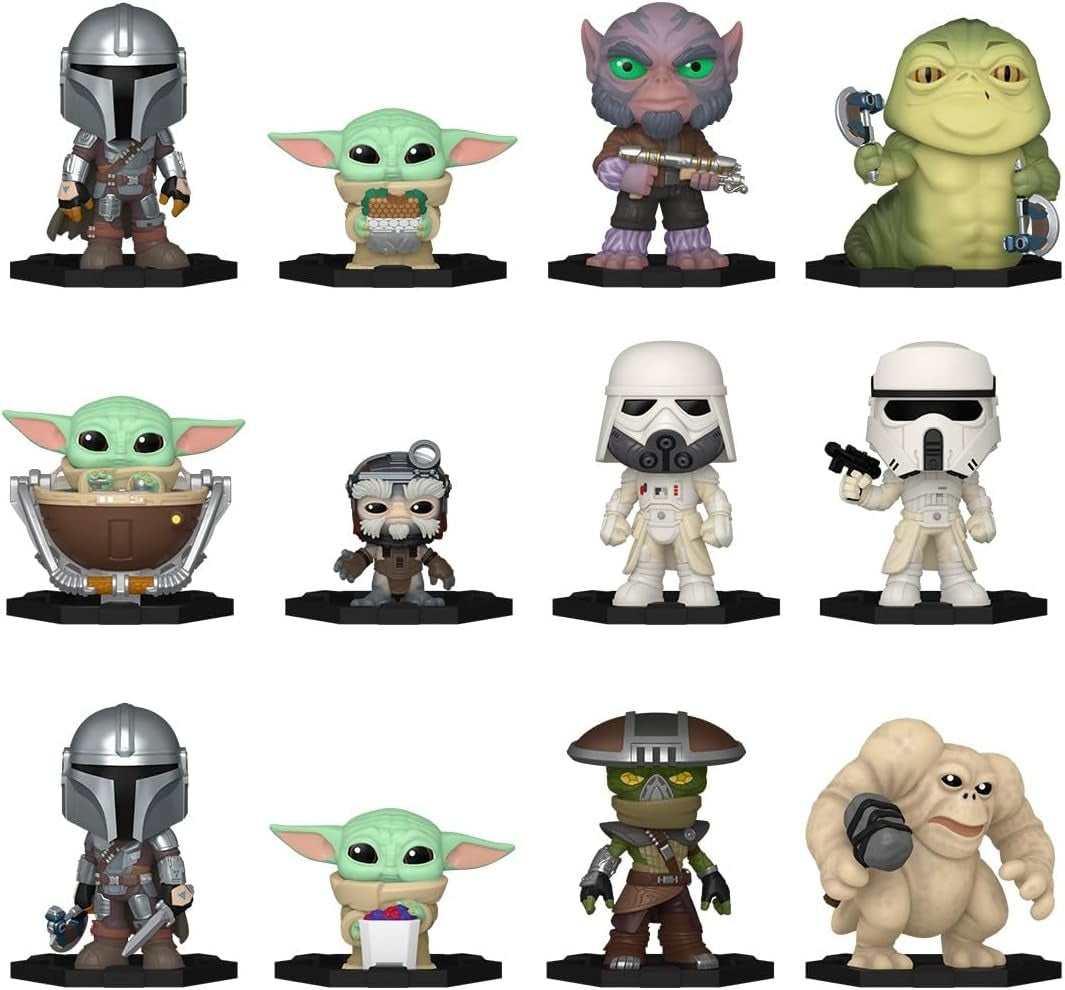 Funko Pop! Mystery Minis: Star Wars the Mandalorian and Grogu Bobblehead Blind Box Toys & Games Funko