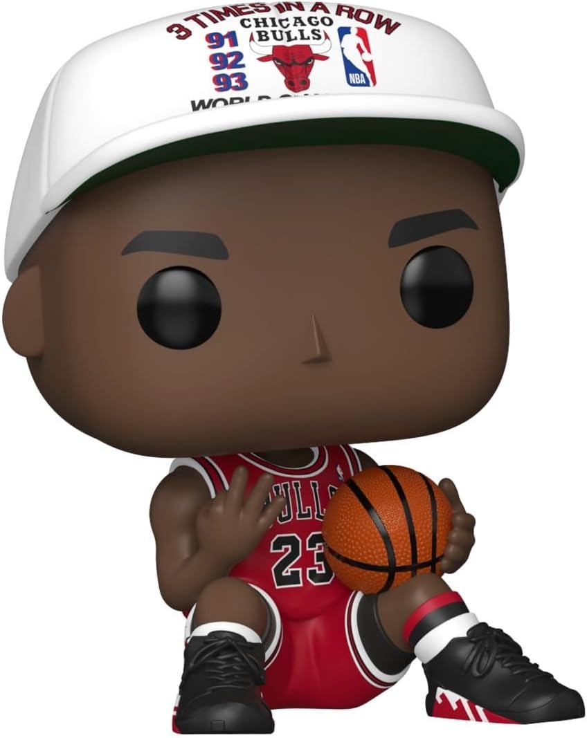 Funko Pop! NBA: Bulls - Michael Jordan - 3X in a Row Vinyl Figure #222 Toys & Games Funko