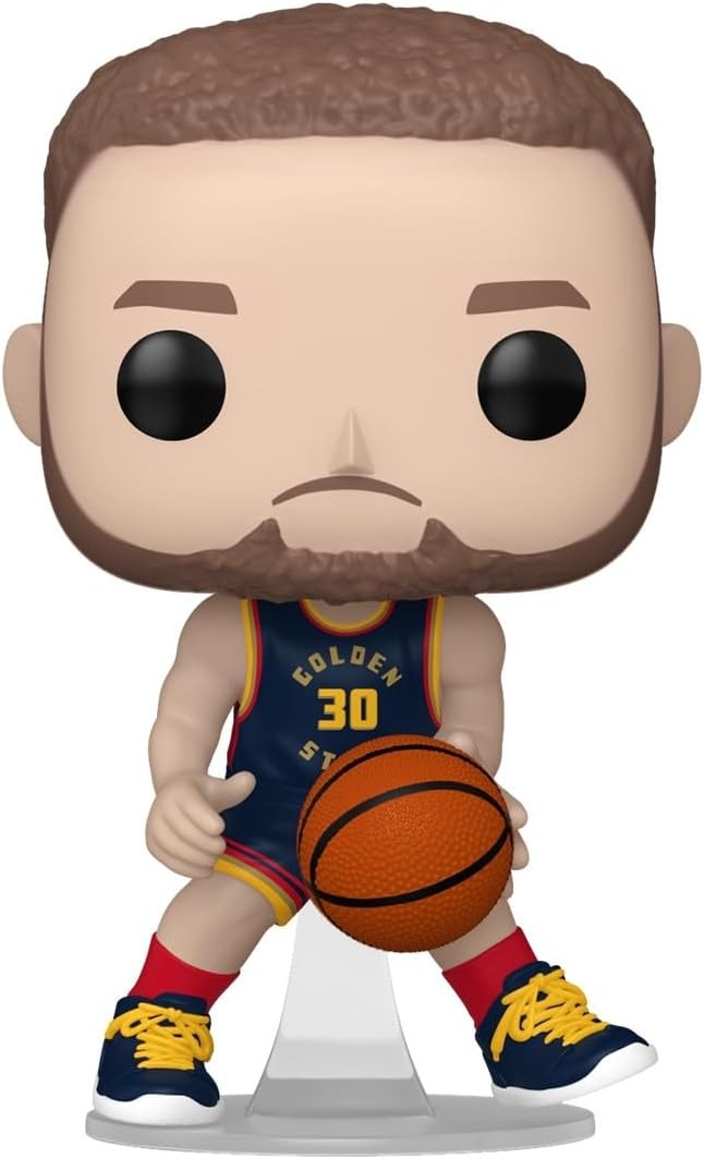 Funko Pop! NBA: Golden State Warriors - Stephen Curry (24- 25 City Edition) Vinyl Figure #205 Toys & Games Funko