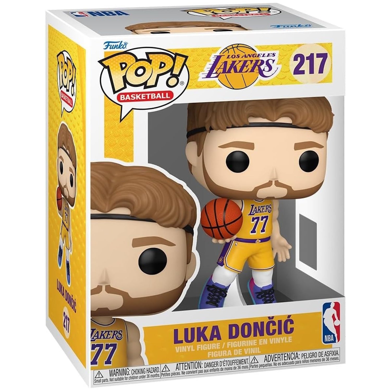 Funko Pop! NBA: Lakers - Luka Doncic (2025 Icon Edition Uniform) Vinyl Figure #217 Toys & Games Funko