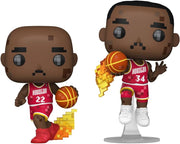 Funko Pop! NBA Jam: Rockets - Clyde Drexler and Hakeem Olajuwon 2 Pack Vinyl Figure Toys & Games Funko