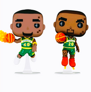 Funko Pop! NBA Jam: Sonics - Shawn Kemp and Gary Payton 2 Pack Vinyl Figure Toys & Games Funko
