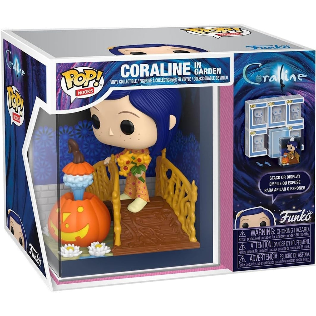 Funko Pop! Nooks: Coraline - Coraline in Garden Vinyl Collectible Toys & Games Funko