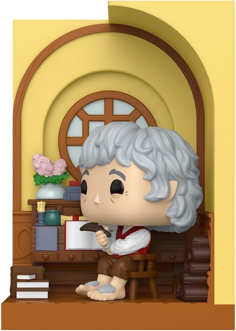 Funko Pop! Nooks: Lord of the Rings - Bilbo Baggins in Bag-End Vinyl Collectible Toys & Games Funko