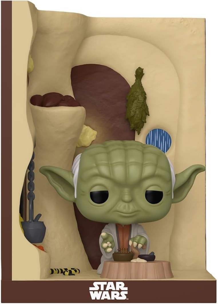 Funko Pop! Nooks: Star Wars - Yoda in His Hut Vinyl Figure Toys & Games Funko