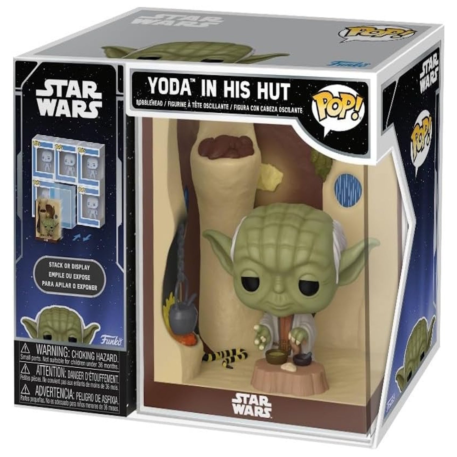 Funko Pop! Nooks: Star Wars - Yoda in His Hut Vinyl Figure Toys & Games Funko